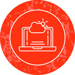 Unique Line Round Circle Icon