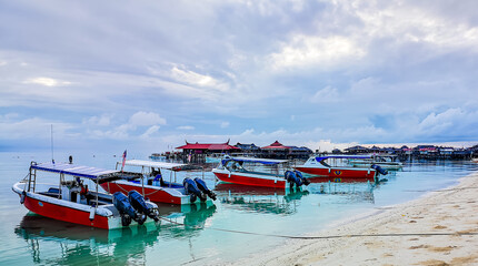 Fototapeta na wymiar Mabul Island Malaysia Borneo Sabah