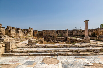 A view of the ancient ruins at Salamis in Cyprus