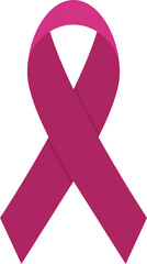 Cancer ribbon awareness clipart design illustration