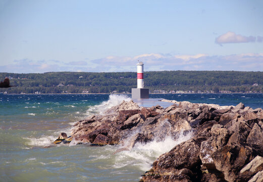 lighthouse on the coast