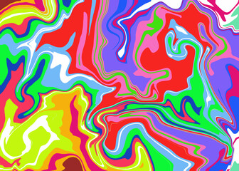 Colorful abstract creative background illustration. 
Curve diversity.