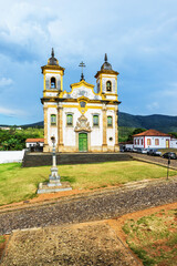 Baroque Church of Sao Francisco de Assis, Mariana, Minas Gerais, Brazil