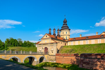 Fototapeta na wymiar Nesvizh Castle is a castle of the Radziwill family.