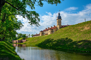 Naklejka premium Nesvizh Castle is a castle of the Radziwill family.