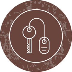 Unique Line Round Circle Icon