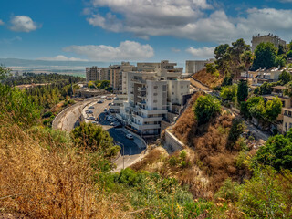 View of the district in Migdal HaEmek, Israel