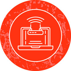 Unique Line Round Circle Icon