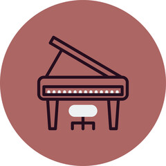 Grand Piano Icon