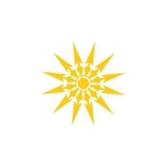 Obraz premium Sun Vector illustration Icon