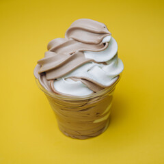 ice cream cone sweet bright colorfully food	