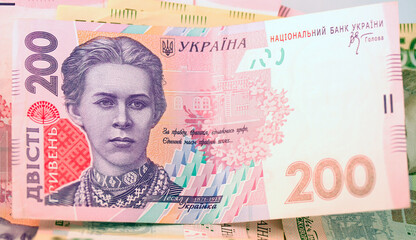 Grivna  ukrainian money bancnotes