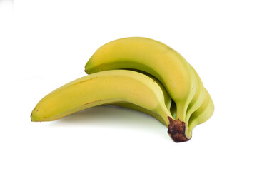 grappe de banane isol&eacute; sur un fond blanc