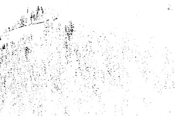 Grunge background black and white. Monochrome texture. Vector pattern of cracks, chips, scuffs. Abstract vintage surface
