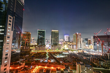 ウエスティン大阪からの梅田夜景　【大阪夜景】
