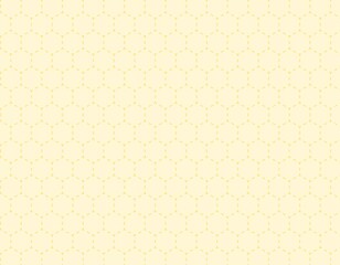 点線でできた六角形の背景イラスト