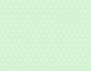 点線でできた六角形の背景イラスト