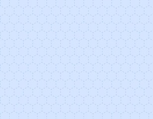 点線でできた六角形の背景イラスト