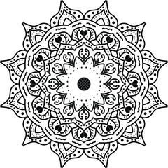 abstract background and mandala design 