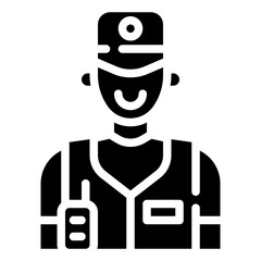 GUARD glyph icon,linear,outline,graphic,illustration