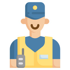 GUARD-web guard-security-guard-policemen-professions-jobs guardian.svg flat icon,linear,outline,graphic,illustration