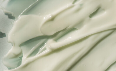 cream texture close up. skin care concept