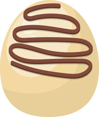 Chocolate candy clipart design illustration