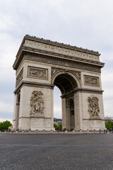 Obraz premium Sightseeing spot in Paris, France called Triumphal Arch