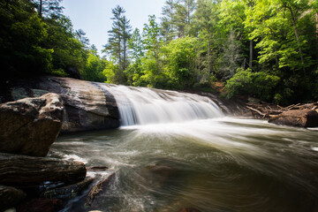 Obraz premium Waterfall in North Carolina forest