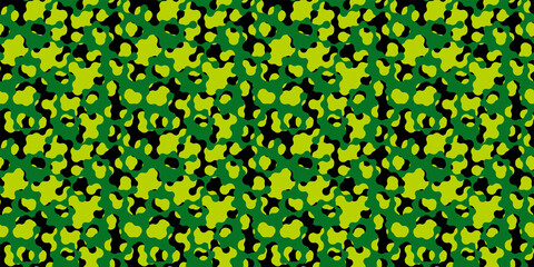 Camouflage background. Seamless pattern.Vector. 迷彩パターン テクスチャ 背景素材
