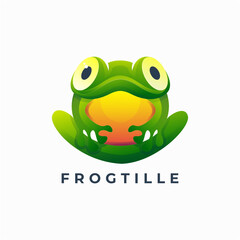 frog colorful logo