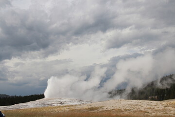 Old Faithful Geyser, Wyoming
