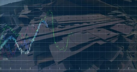 Animation of data processing over rubbish dump - Powered by Adobe