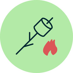 Inclined Marshmallow Icon