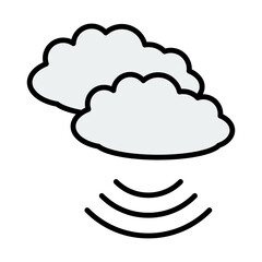 Music Cloud Icon