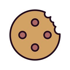 Marie Biscuit With Bite Icon