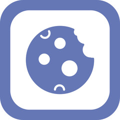 Cookie With Fine Chips Icon