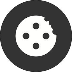 Marie Biscuit With Bite Icon