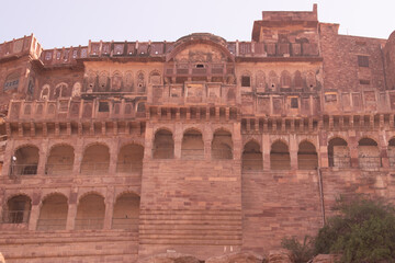 beautiful view of mehrangarh fort