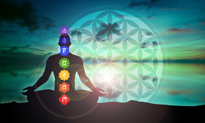 yoga lotus pose meditation