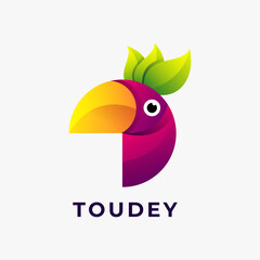 toucan colorful logo © Dartnov