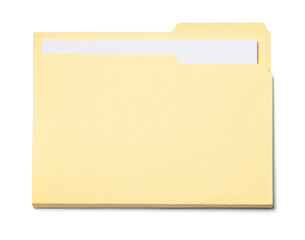 File Folder With Paper