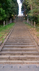 Fototapeta na wymiar 神社の階段