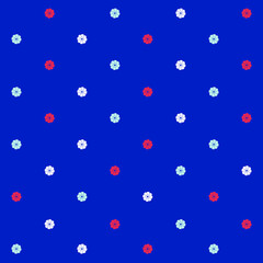 Trendy Flower Colourfully Background Vectora