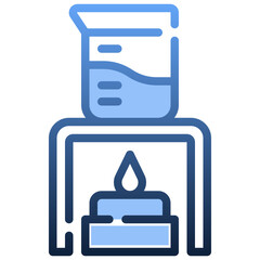 CHEMISTRY Gradient icon,linear,outline,graphic,illustration