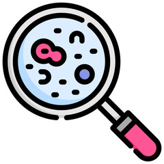 MAGNIFYING GLASS filled outline icon,linear,outline,graphic,illustration