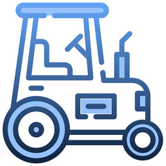 TRACTOR Gradient icon,linear,outline,graphic,illustration
