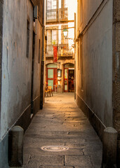 Fototapeta na wymiar streets of Santiago de Compostela, Galicia