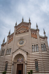 Fototapeta na wymiar Facade of Piazzola sul Brenta Dome, Padua, Veneto, Italy, Europe