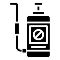 PESTICIDE glyph icon,linear,outline,graphic,illustration